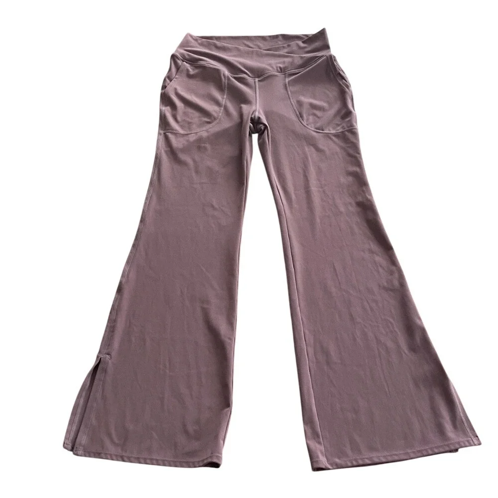 Women's Plum‎ Cross Waist Flare Leggings Pants Large